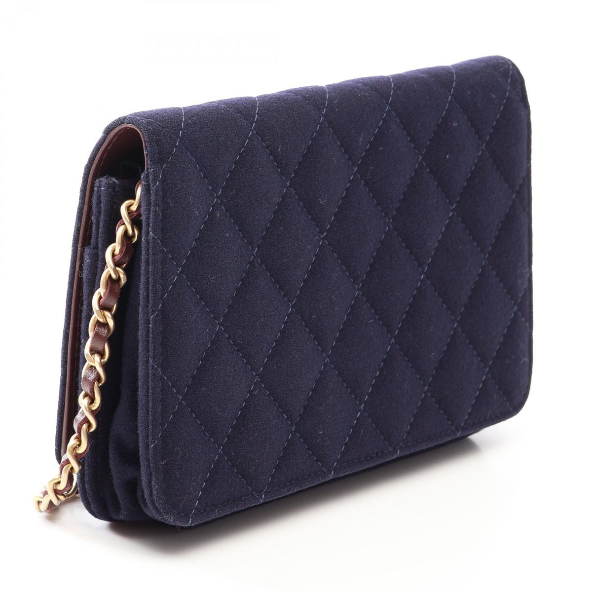 CHANEL Navy Matelasse Marine Charm Other�Cotton jersey 2106800636451