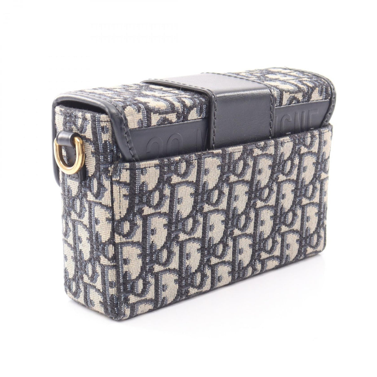 Dior 30 MONTAIGNE Box Bag in Oblique Jacquard Shoulder Bag Navy/Beige canvas�leather M9204UTZQ 2118300092446