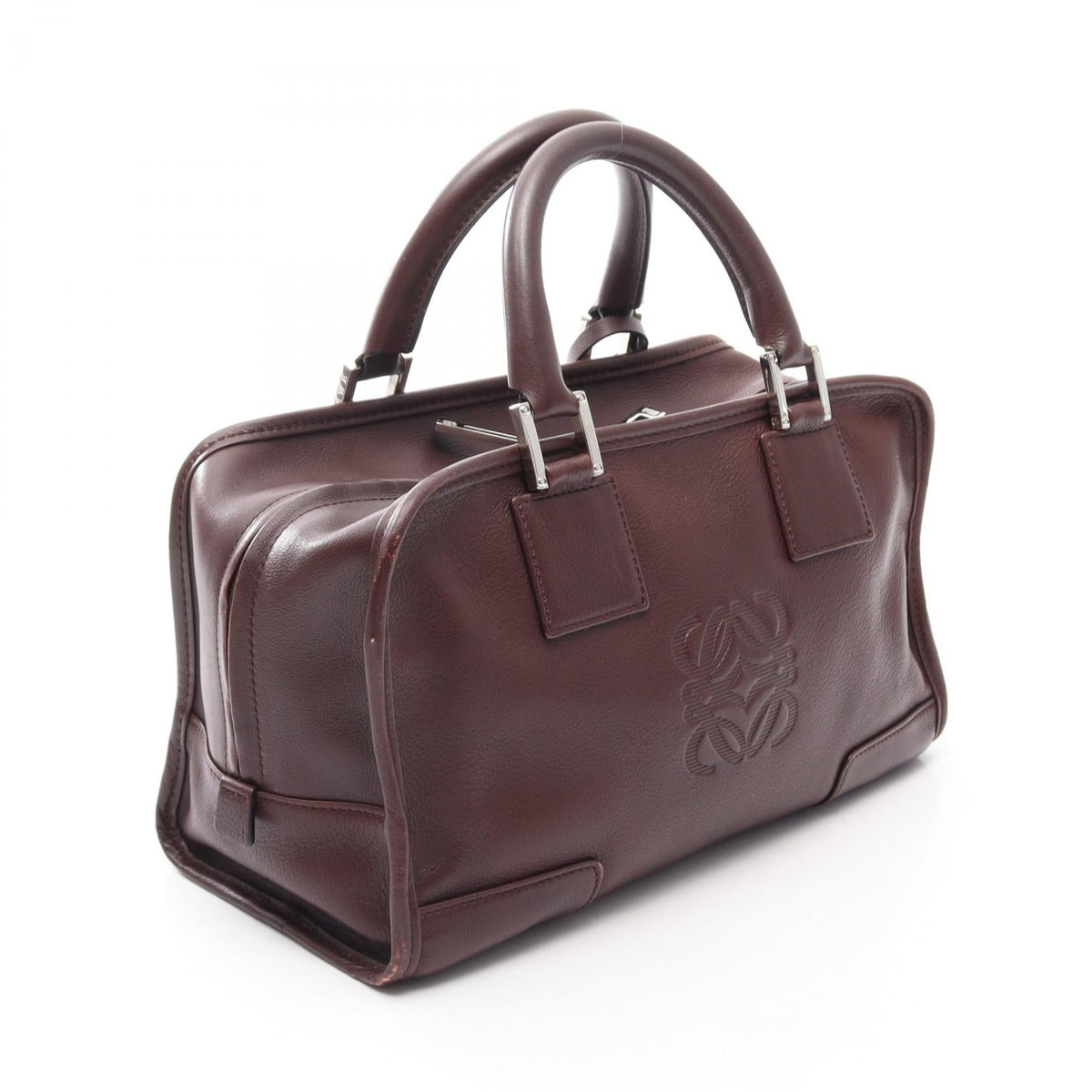 LOEWE Americana 28 Handbag Brown leather 2101219989792