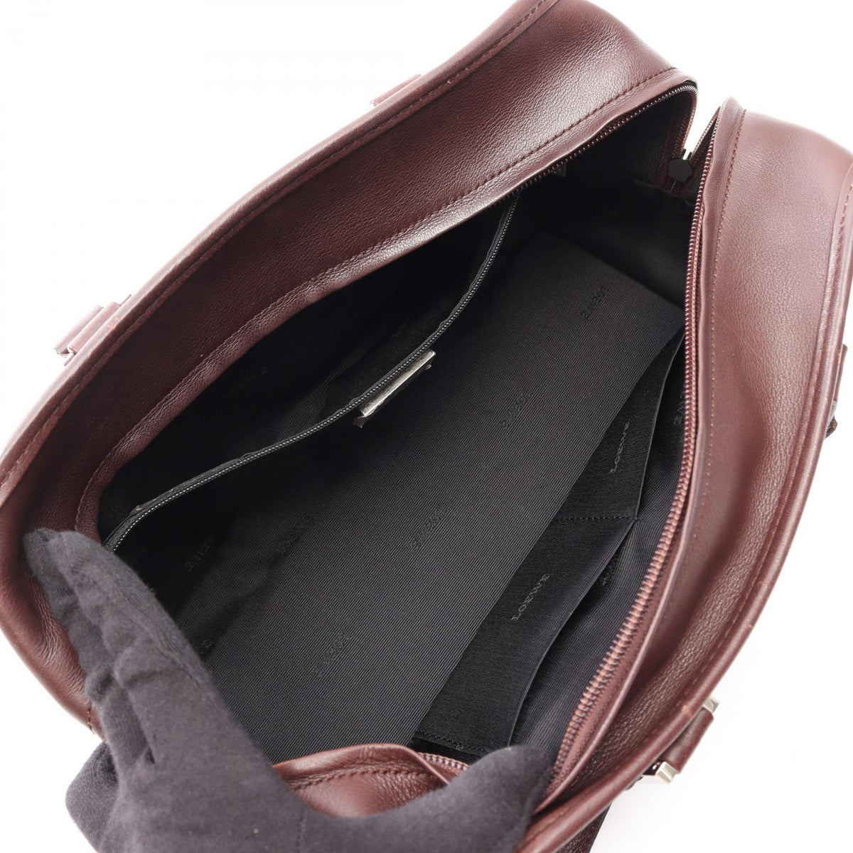 LOEWE Americana 28 Handbag Brown leather 2101219989792