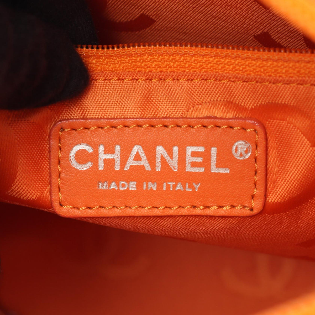 CHANEL Brown Cambon line medium leather�Patent leather A25167 2101219988733