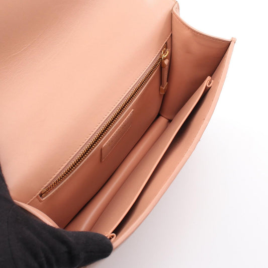 Dior 30 MONTAIGNE Shoulder Bag Pink leather 2101219988764
