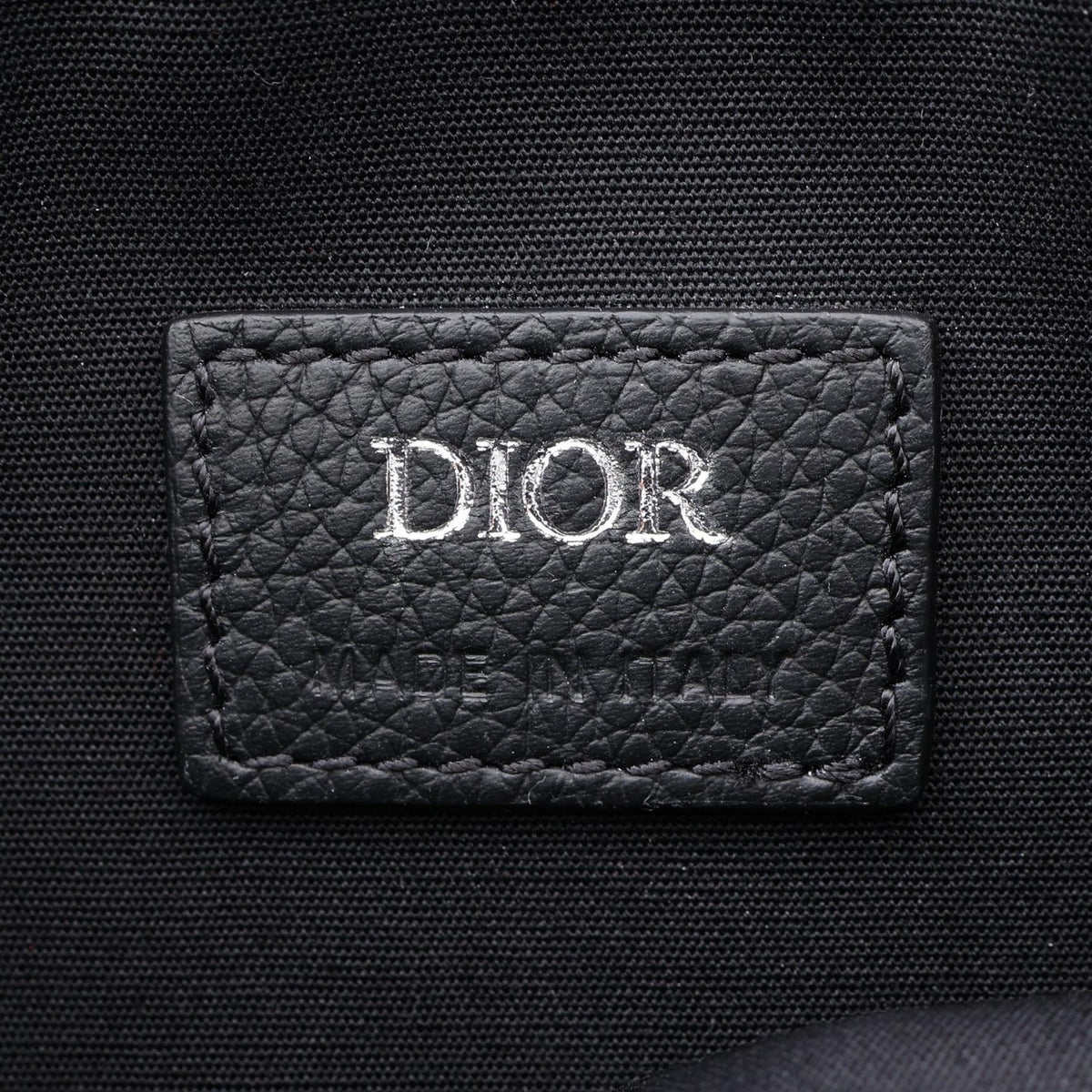 Dior SADDLE Oblique Messenger Bag Shoulder Bag Beige/Navy canvas�leather 2101219988771