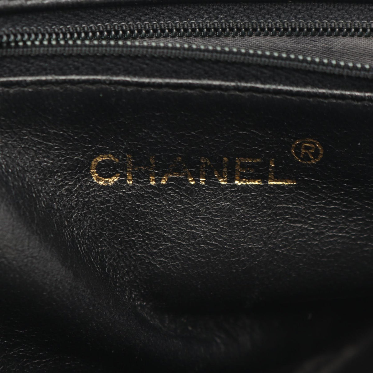 CHANEL Black COCO Mark Bias Stitch Tassel Lambskin (sheep leather) 2101219988818