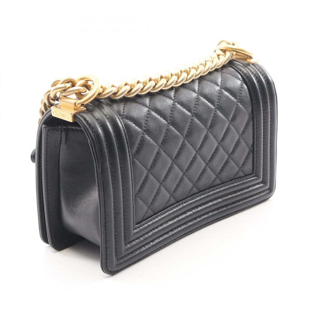 CHANEL Black Boy Chanel Small Lambskin (sheep leather) A67085 2101219988917