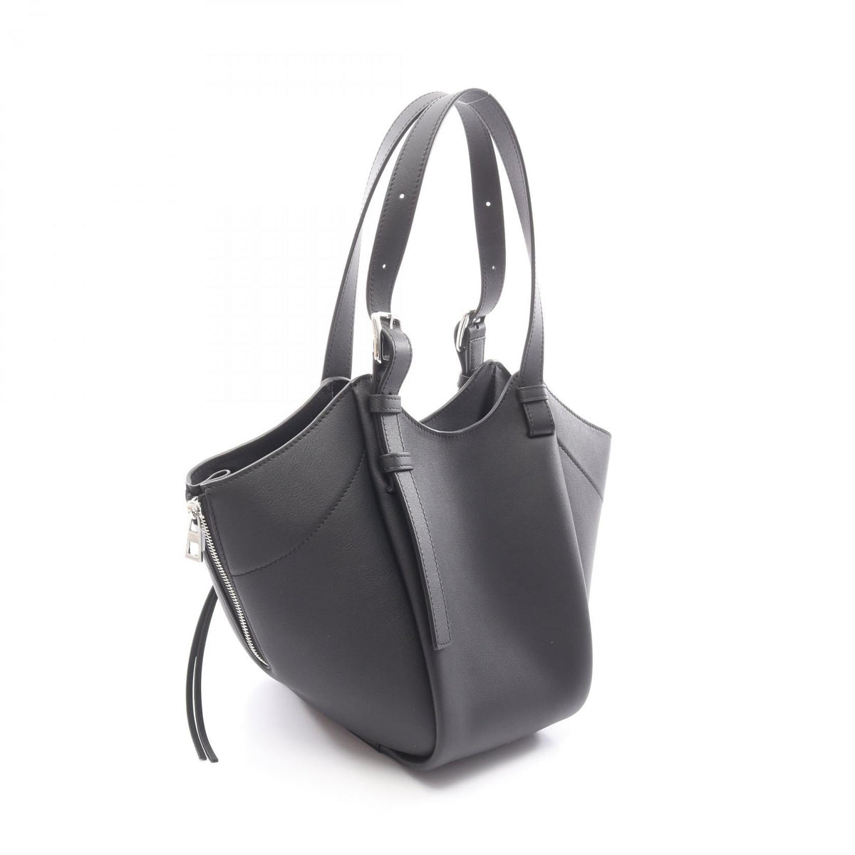 LOEWE Hammock Flip Bag 2WAY Handbag Black leather A538HHBX071100 2101219983783