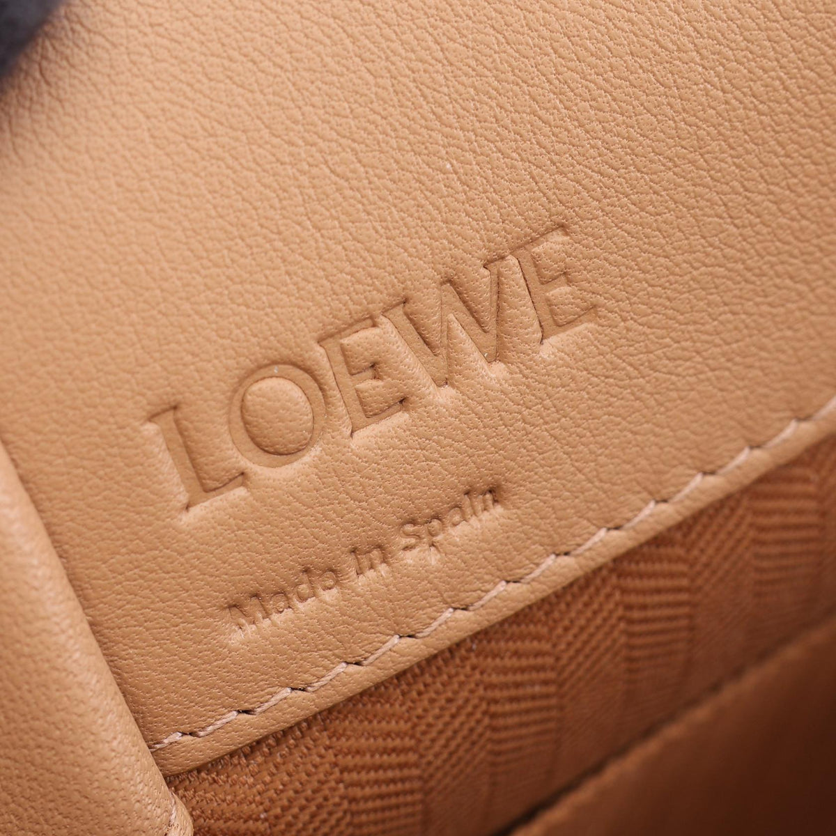 LOEWE Hammock Flip Bag 2WAY Handbag Brown leather A538HHBX079579 2101219983790