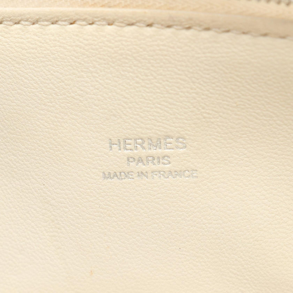 HERMES Bolide1923 Mini 2WAY HandbagWhite White White Chevre leather 2104102521260