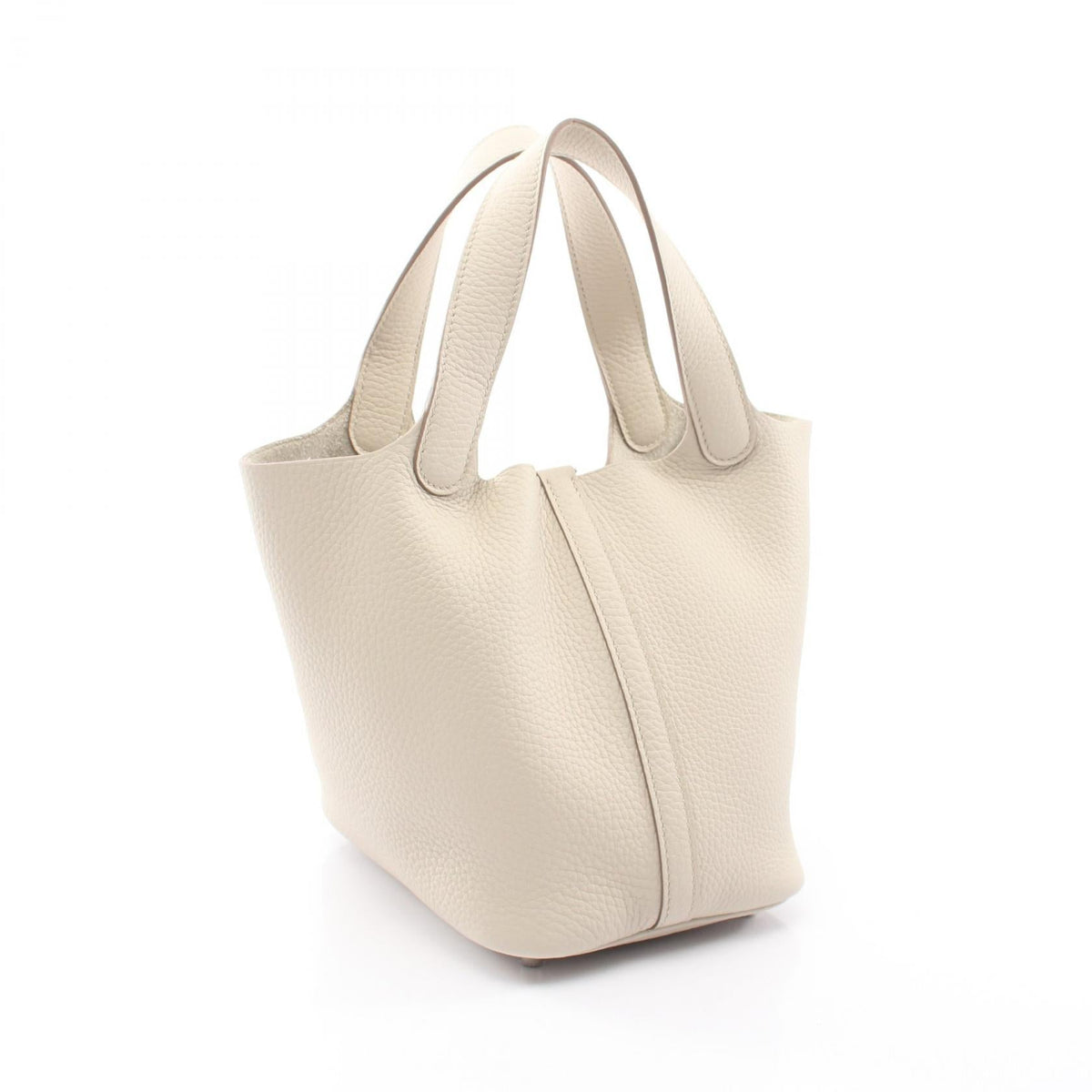 HERMES Picotin Lock PM Beton HandbagBeton Beton Beige Taurillon Clemence leather 2104102521680