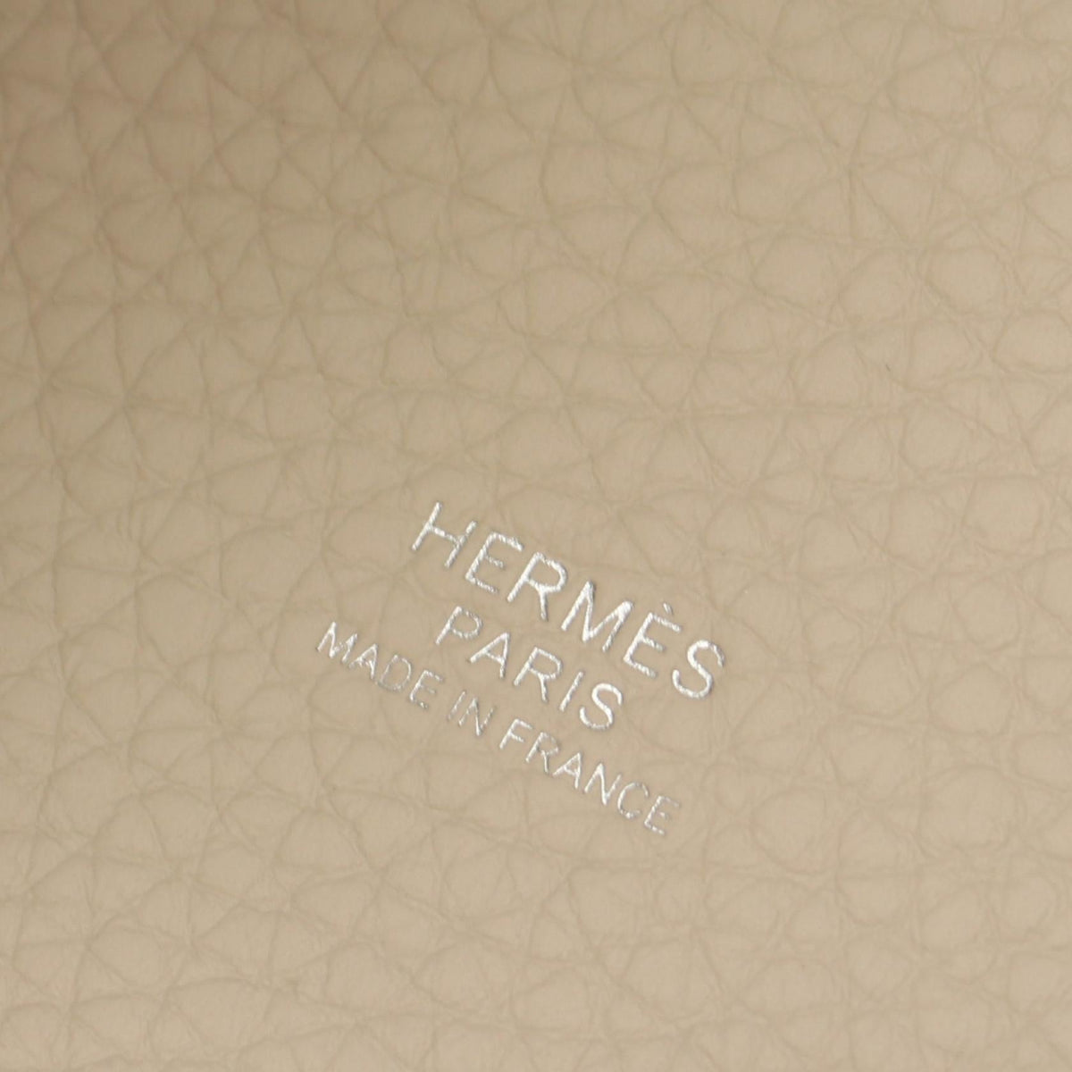 HERMES Picotin Lock PM Beton HandbagBeton Beton Beige Taurillon Clemence leather 2104102521680