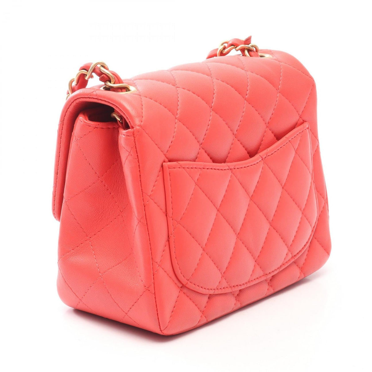 CHANEL Pink Mini Matelasse Lambskin (sheep leather) 2107601163801