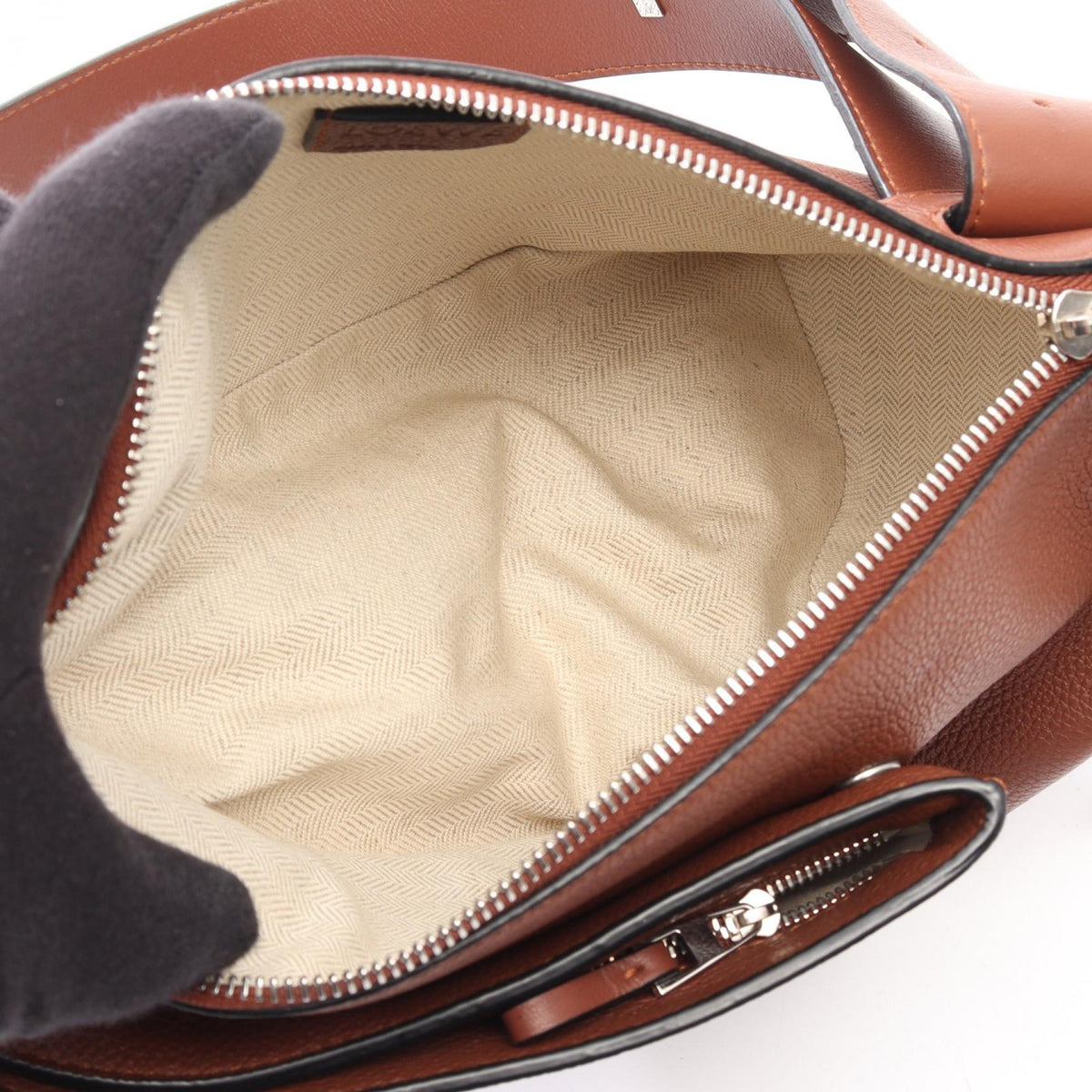 LOEWE ANTON SLING Anton Sling Waist bag Body bag Brown leather B511A09X10 2120800030774