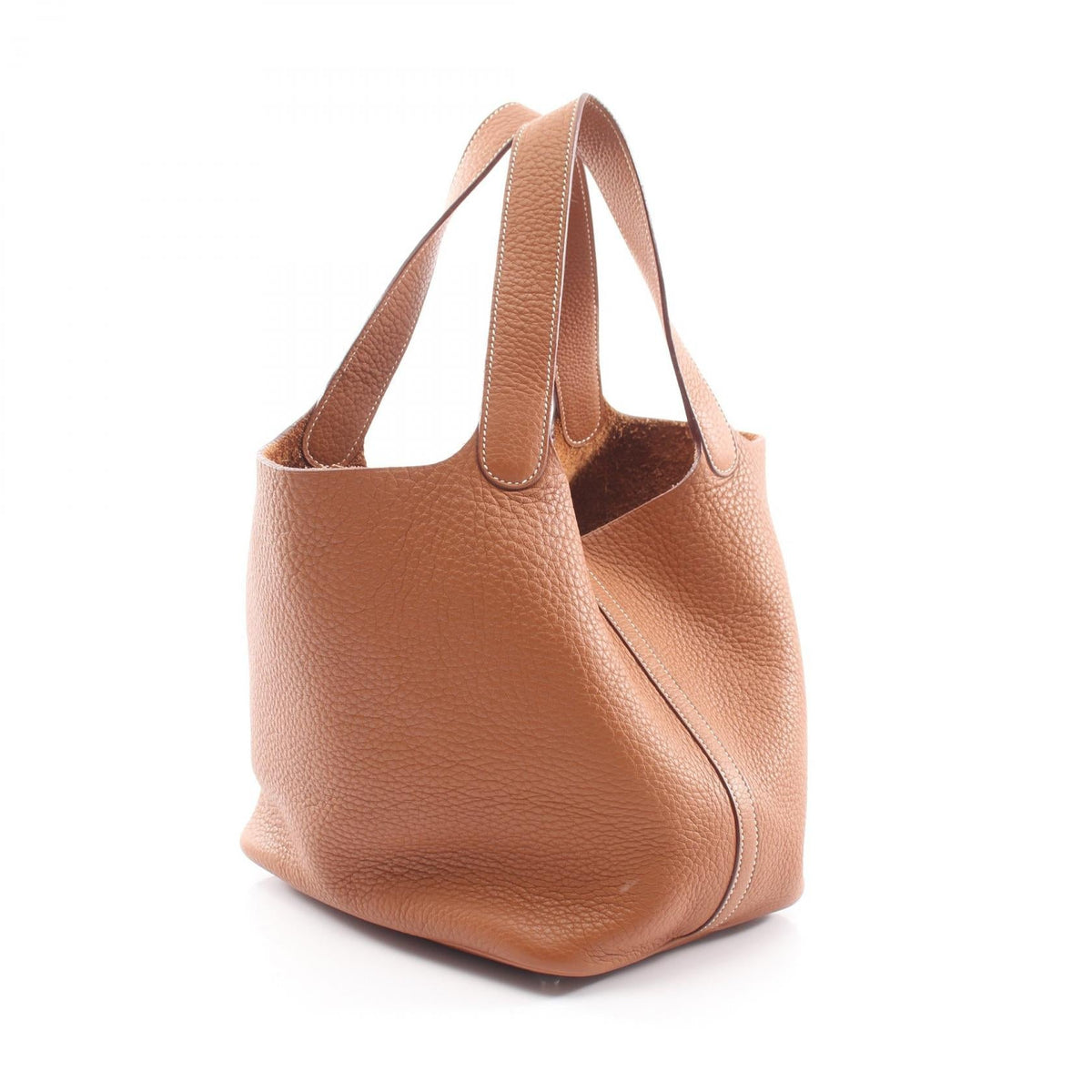 HERMES PicotinMM Gold HandbagGold Gold Brown Taurillon Clemence leather Taurillon Clemence 2106800635782