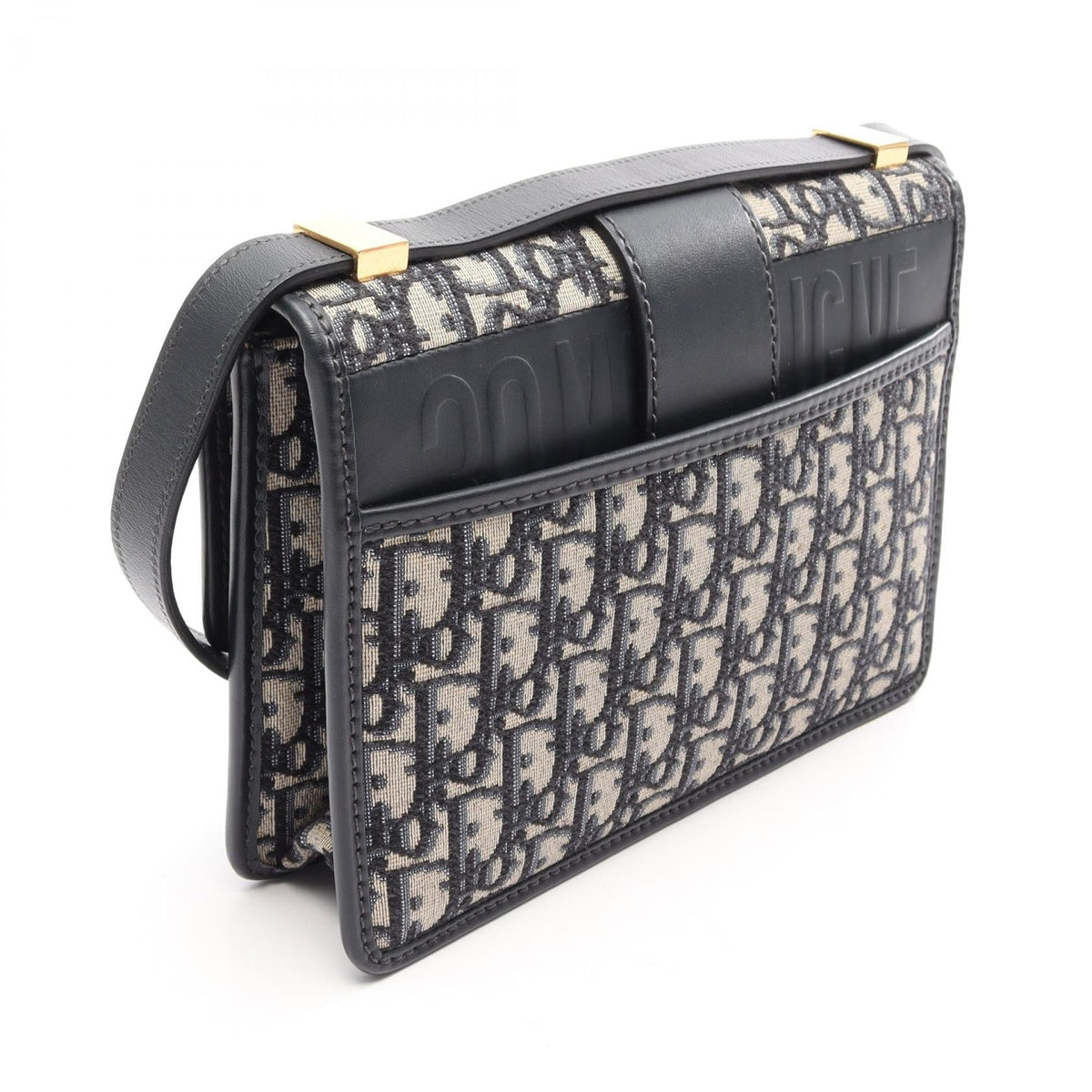 Dior 30 MONTAIGNE Oblique Shoulder Bag Beige/Navy canvas leather M9203UMOS 2106800635812