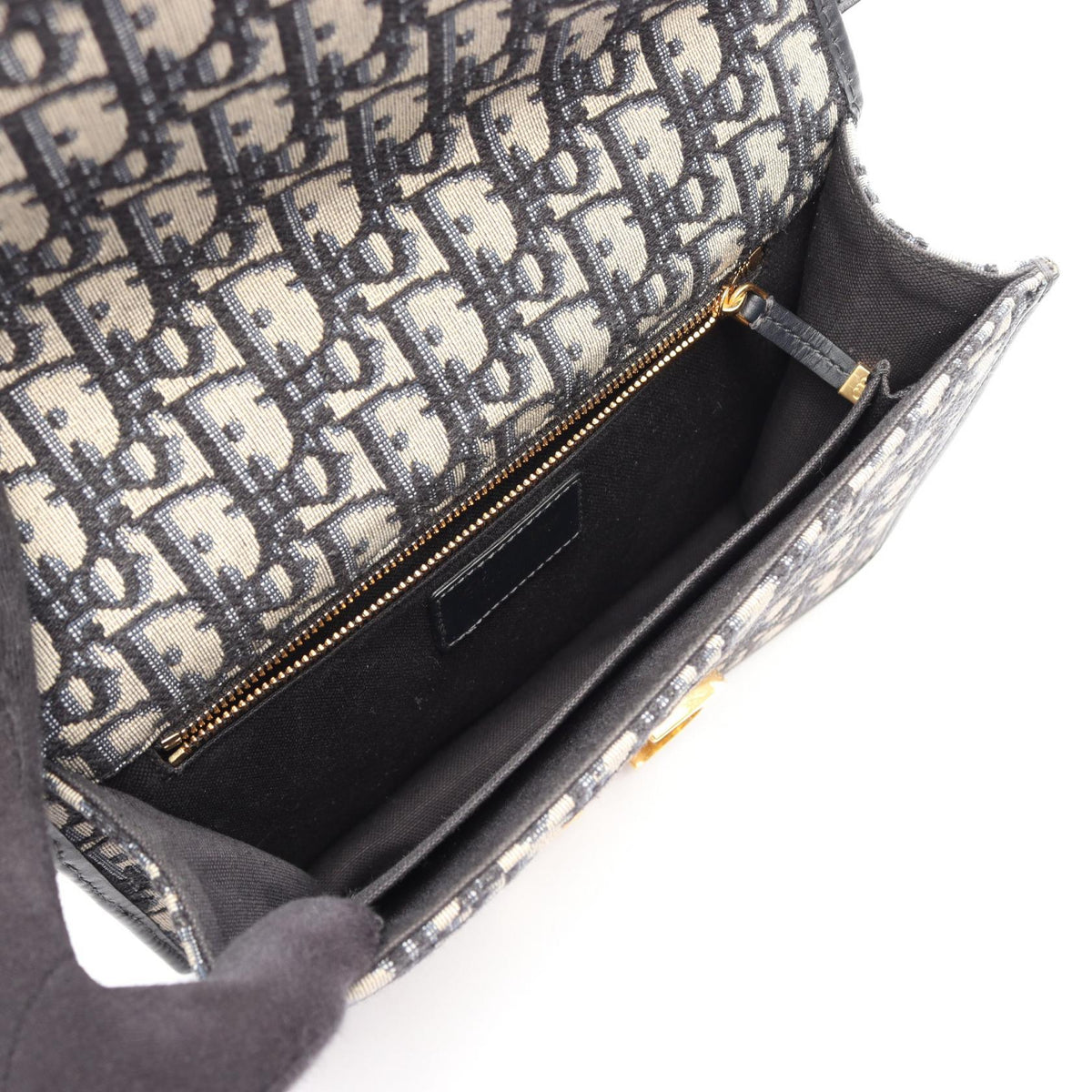 Dior 30 MONTAIGNE Oblique Shoulder Bag Beige/Navy canvas leather M9203UMOS 2106800635812