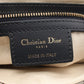 Dior Saddlebag, Oblique Jacquard, 2-Way Handbag Navy/Beige canvas leather 2106800635874