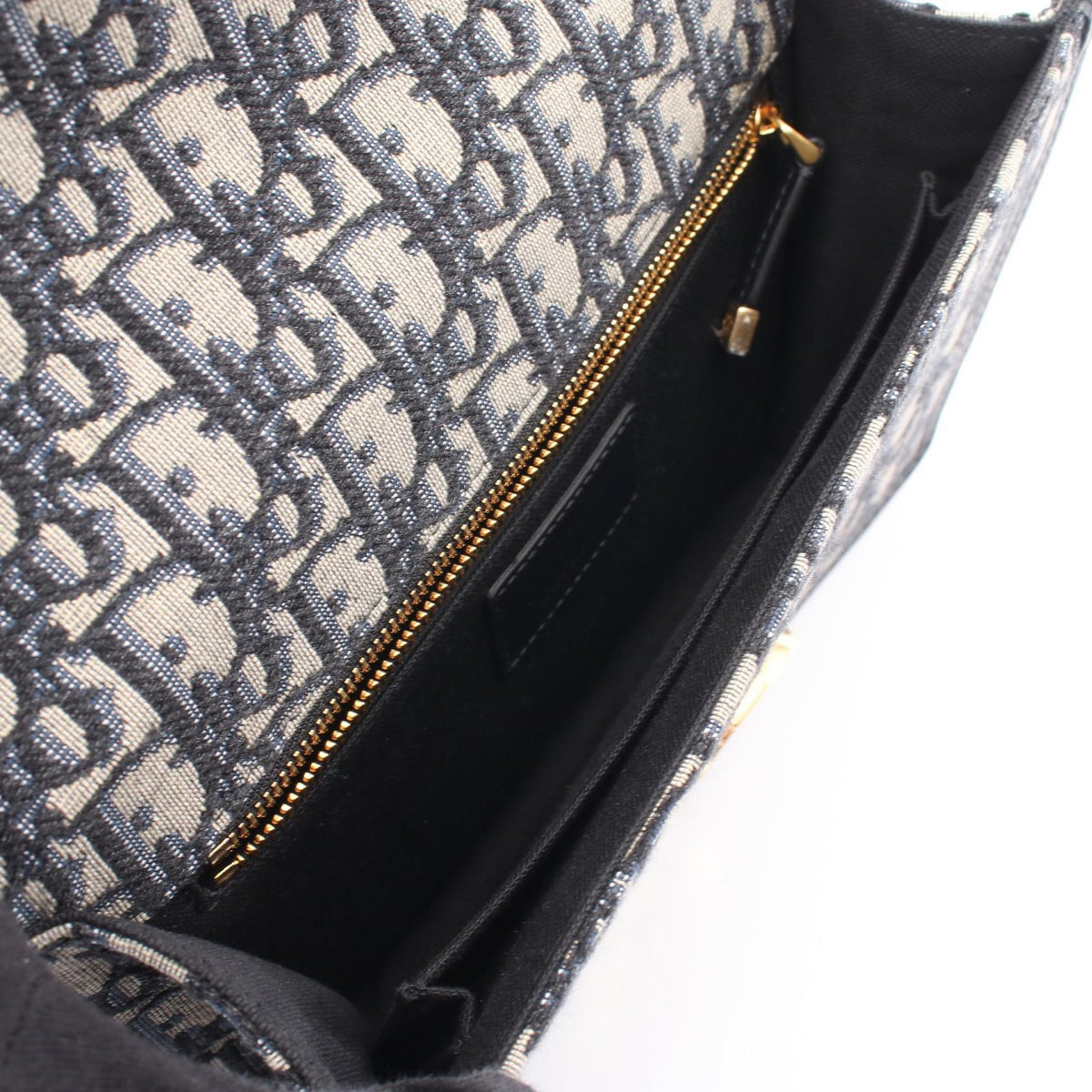 Dior 30 MONTAIGNE Oblique Jacquard Shoulder Bag Navy/Beige canvas�leather M9203UTZQ_M928 2106800635898