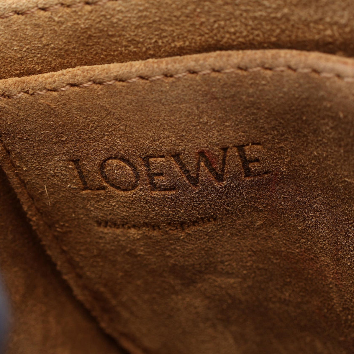 LOEWE Gate bag Waist bag Body bag Brown leather 2101219975566