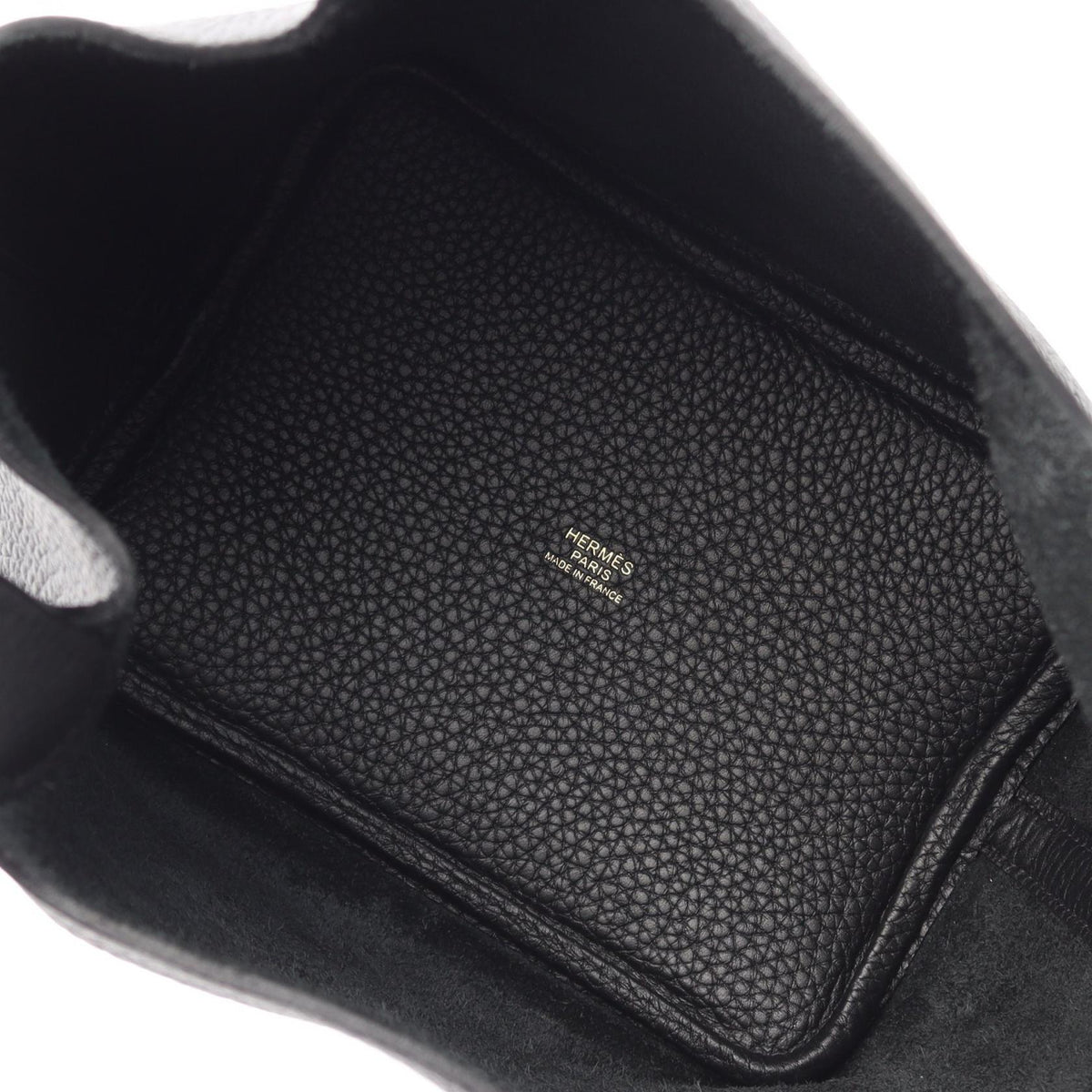HERMES Picotin Lock PM HandbagNoir Black Noir Black Black Taurillon Clemence leather Taurillon Clemence 2107601163603