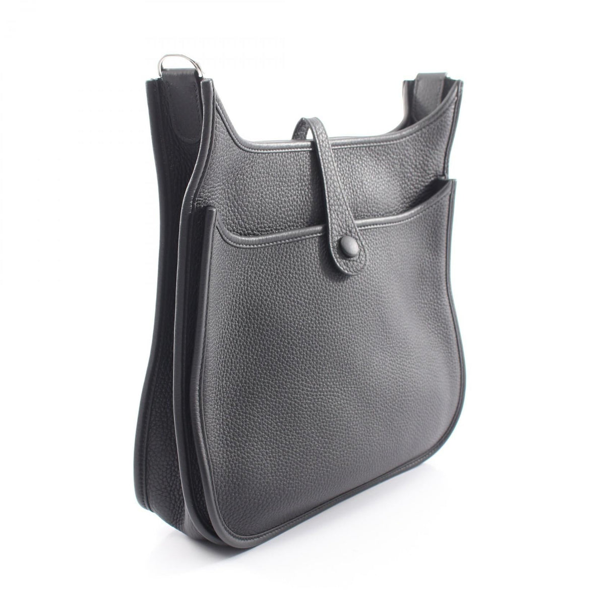 HERMES Evelyne 3 Troyes PM Shoulder Bag Black Taurillon Clemence leather Taurillon Clemence 2106800635539