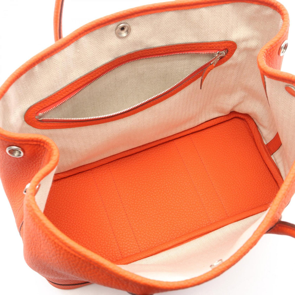 HERMES Garden party TPM Tote BagCapucine Capucine Orange Negonda leather leather Negonda leather 2106800635522