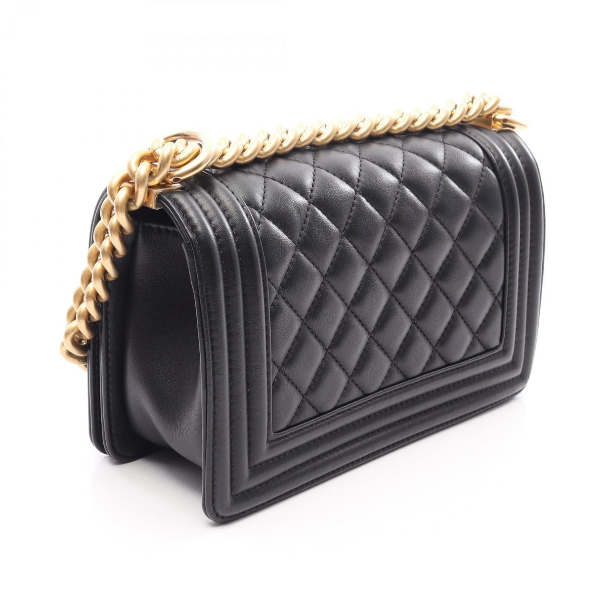 CHANEL Black Boy Chanel Small Lambskin (sheep leather) A67085 2104102520652