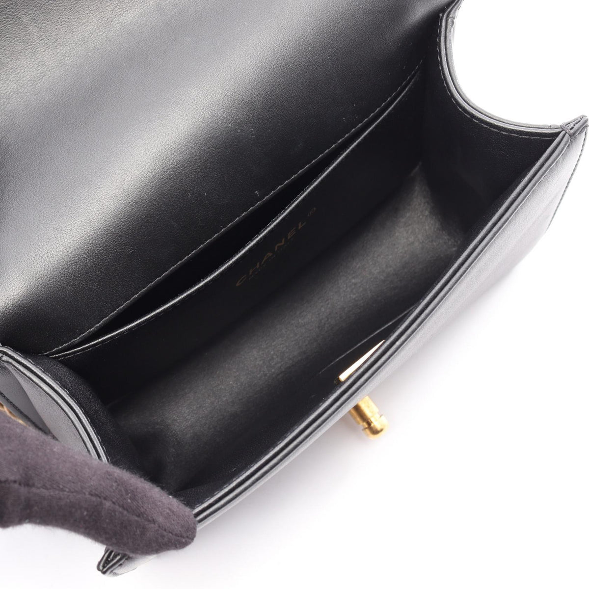 CHANEL Black Boy Chanel Small Lambskin (sheep leather) A67085 2104102520652