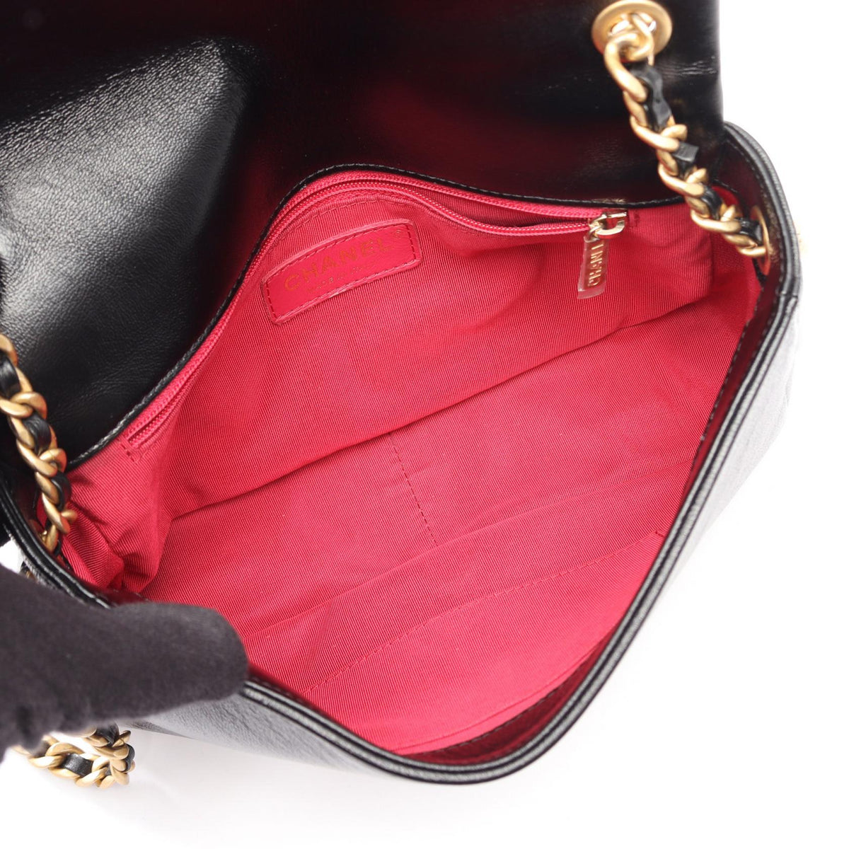 CHANEL Black Matelasse 2WAY leather 2107601163733