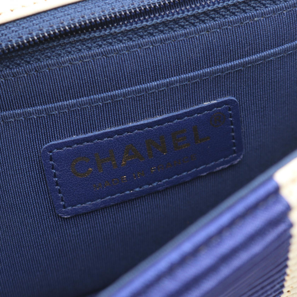 CHANEL Beige/Multicolor Mini Matelasse 20 Pleated leather A69900 2106800635058