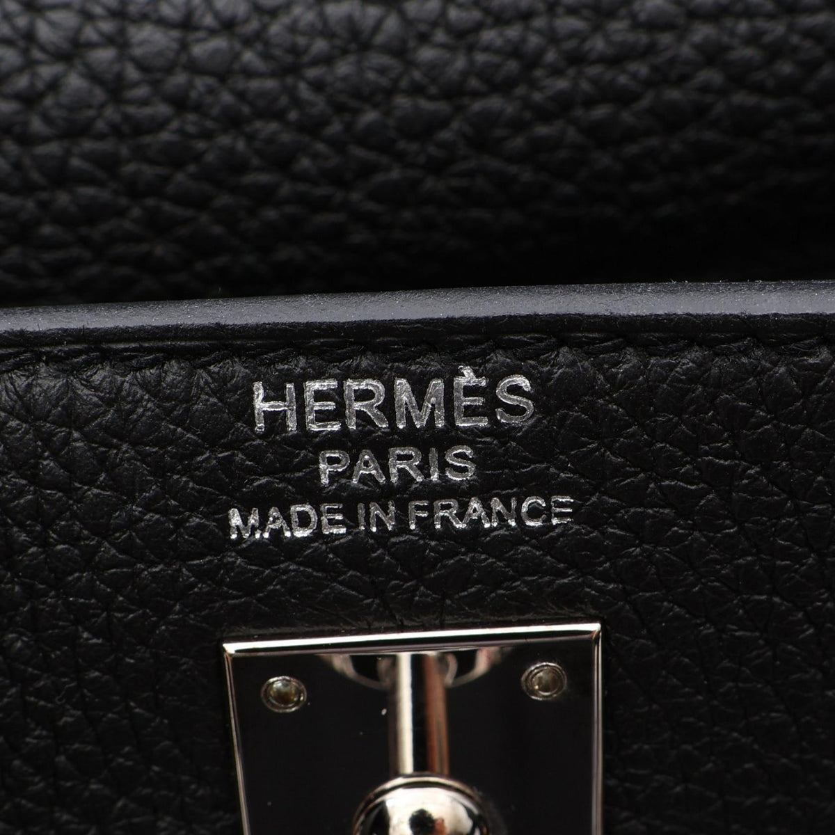 HERMES Kelly 25 2WAY Handbag Black Togo leather leather Togo leather 2106800635188