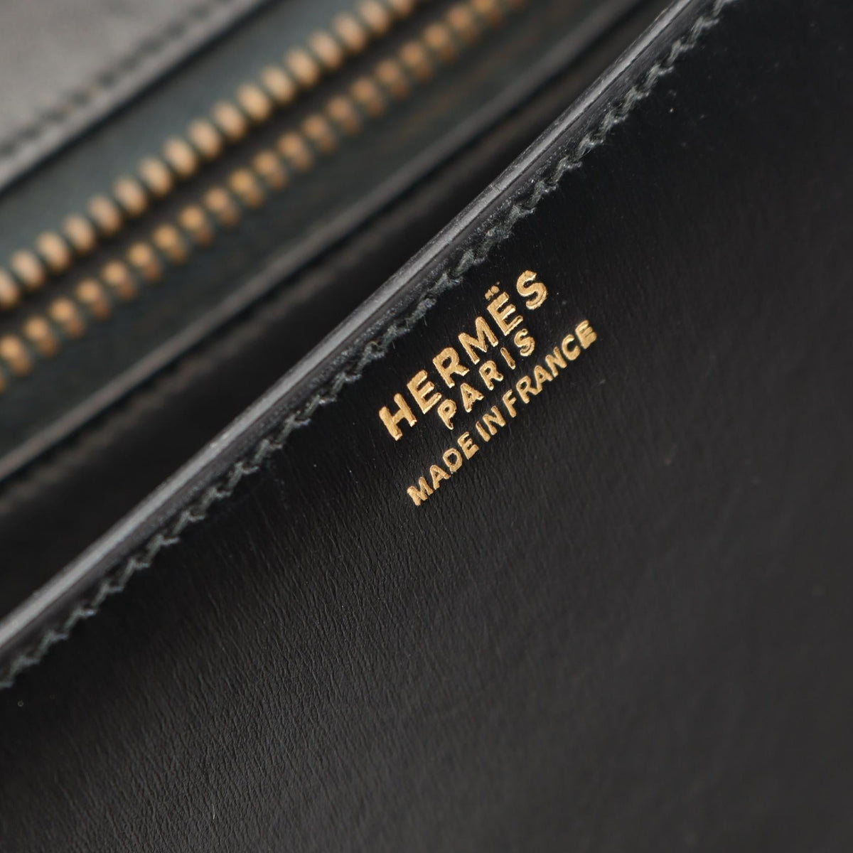 HERMES Constance 23 Shoulder Bag Black Box calf leather Calfskin (cowhide) 2101219974262
