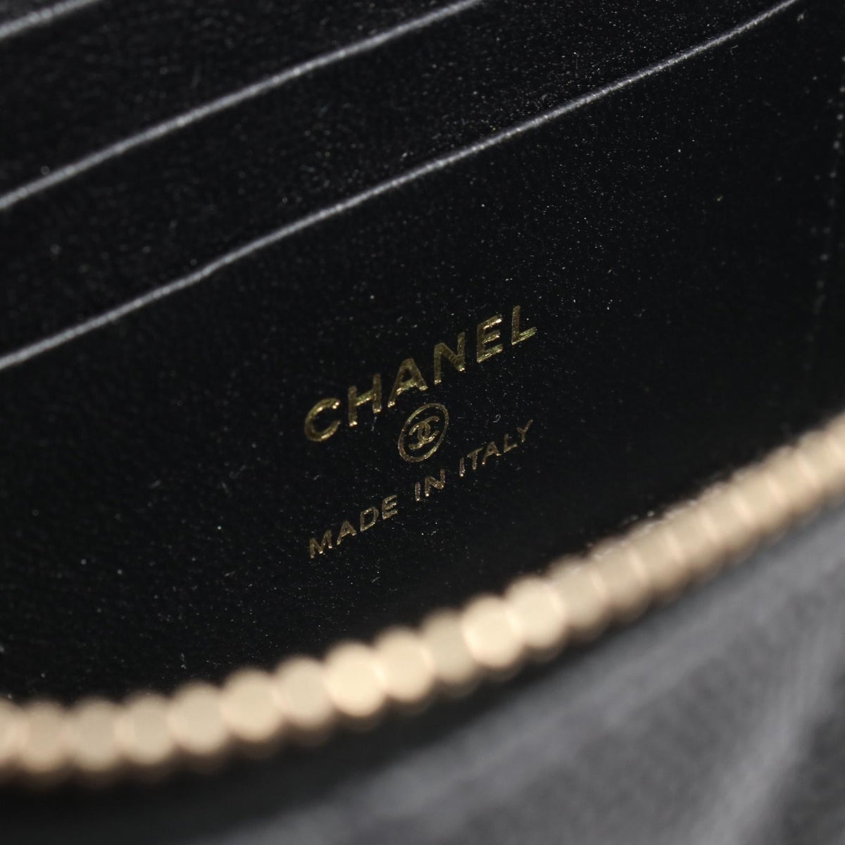 CHANEL Black Matelasse vanity Calfskin (cowhide) AP3376 2106800634501