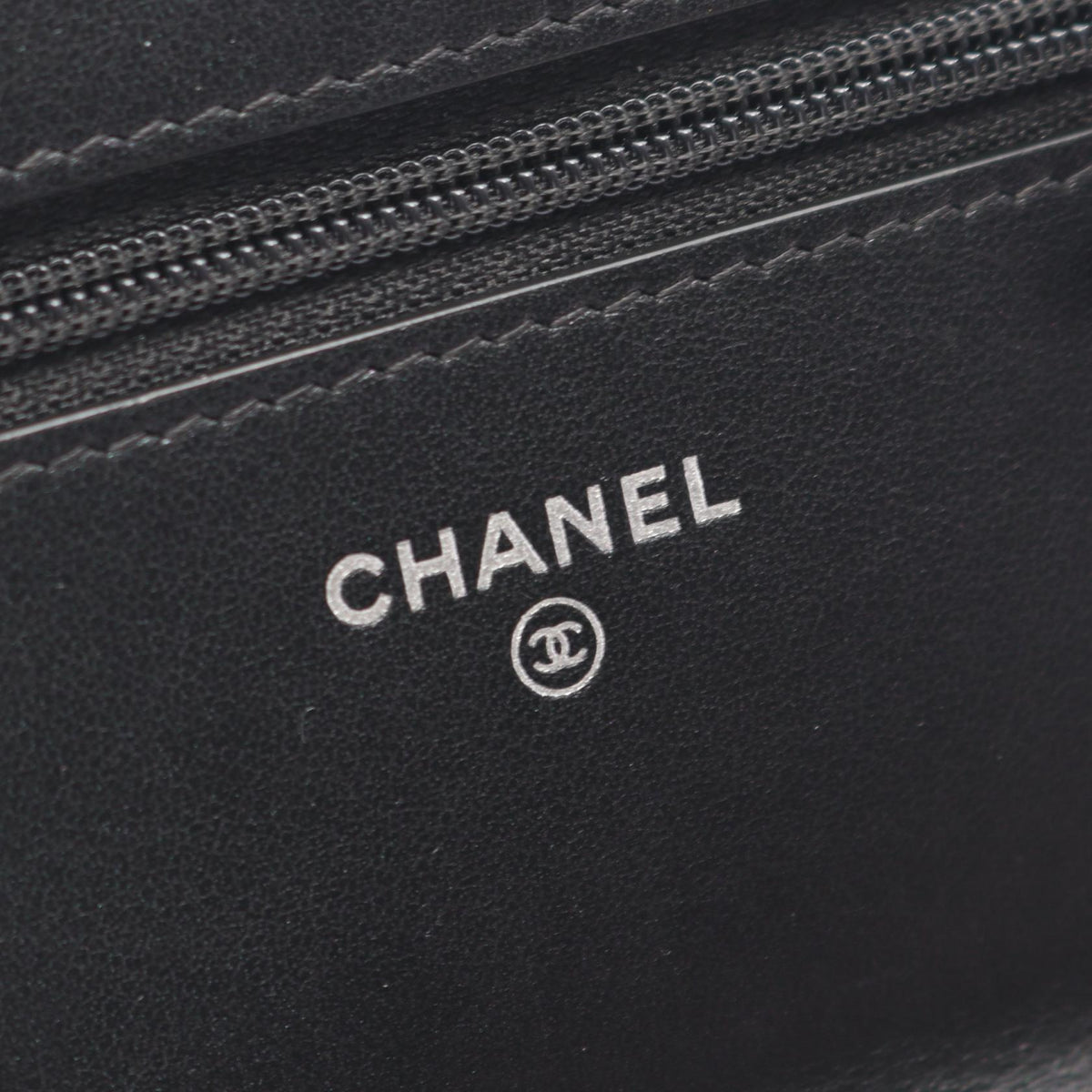 CHANEL Black Matelasse leather 2106800634488