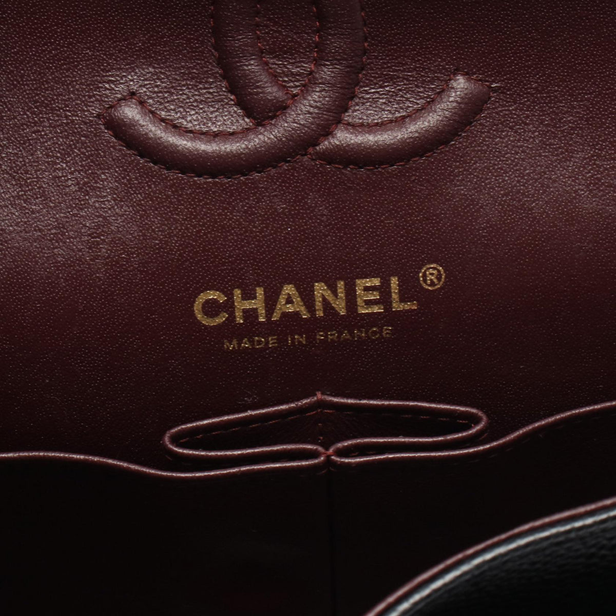 CHANEL Black Matelasse W flap Calfskin (cowhide) A01113 2106800634655