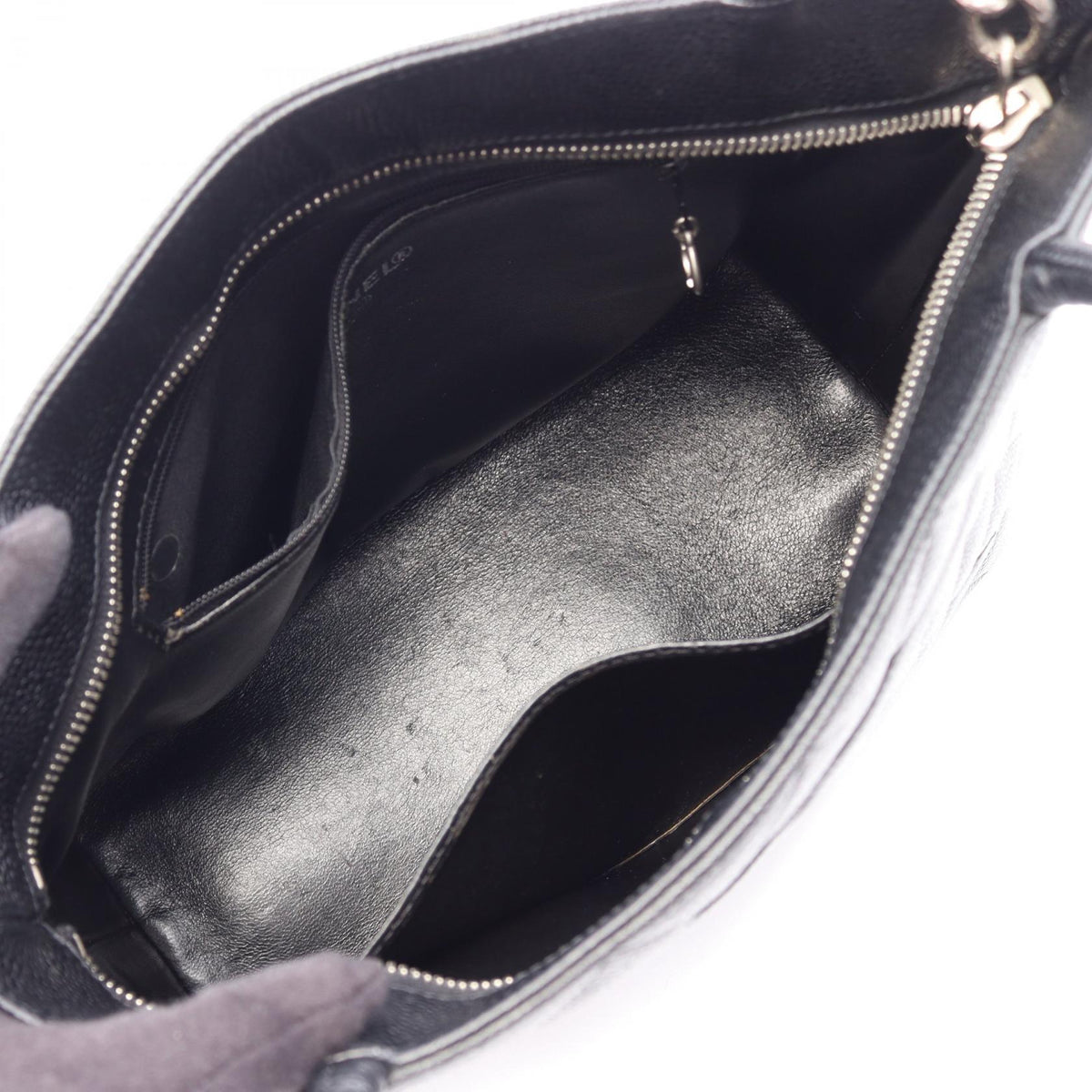 CHANEL Black Medallion tote Grained Calfskin leather A01804 2101219966922