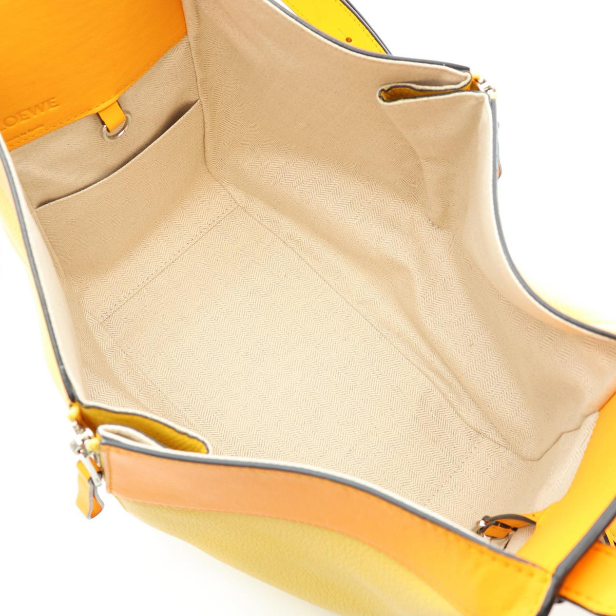 LOEWE Hammock Bag Small 2-Way Handbag Orange/Yellow leather 2101219964997