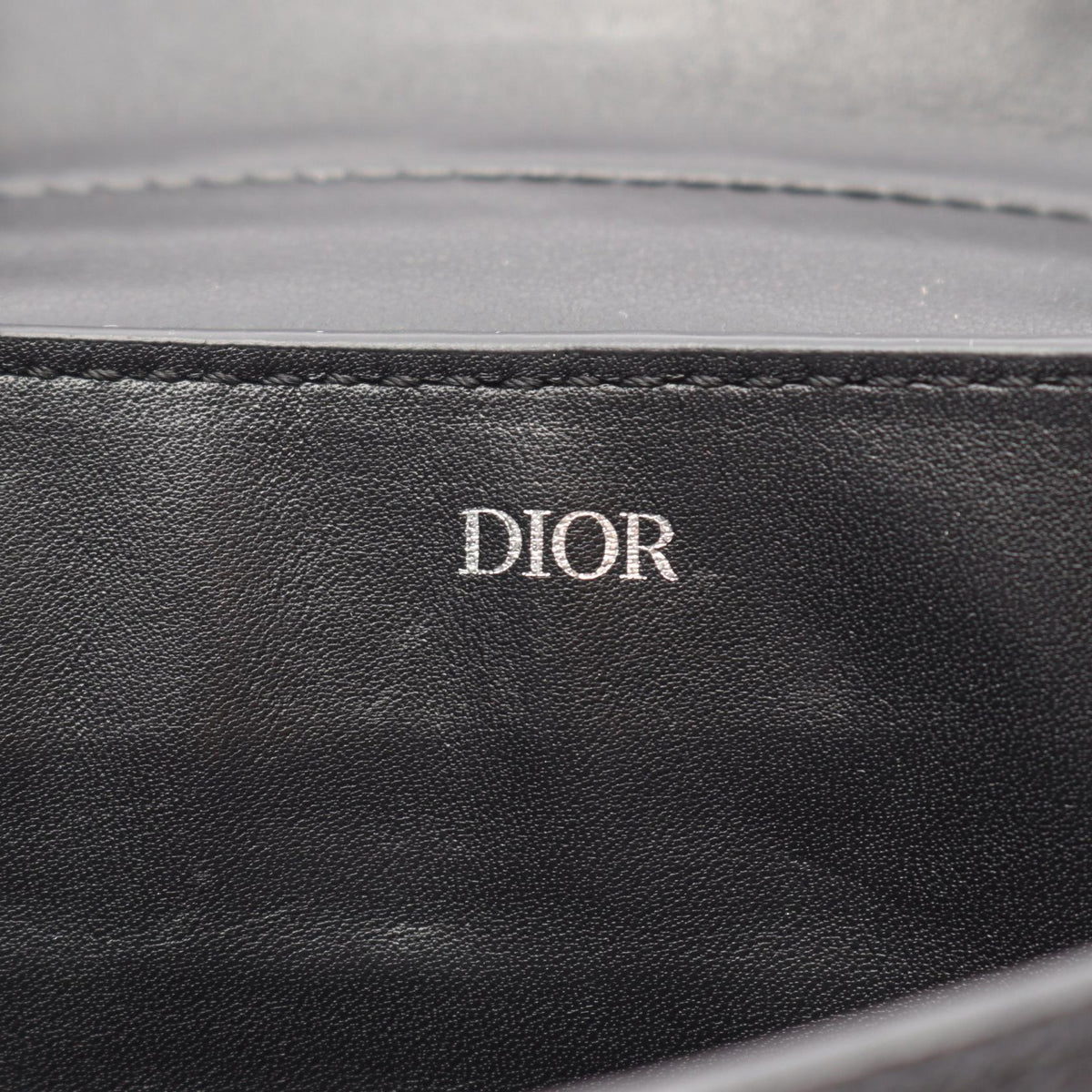 Dior Saddle bag Waist bag Black leather 2101219965178