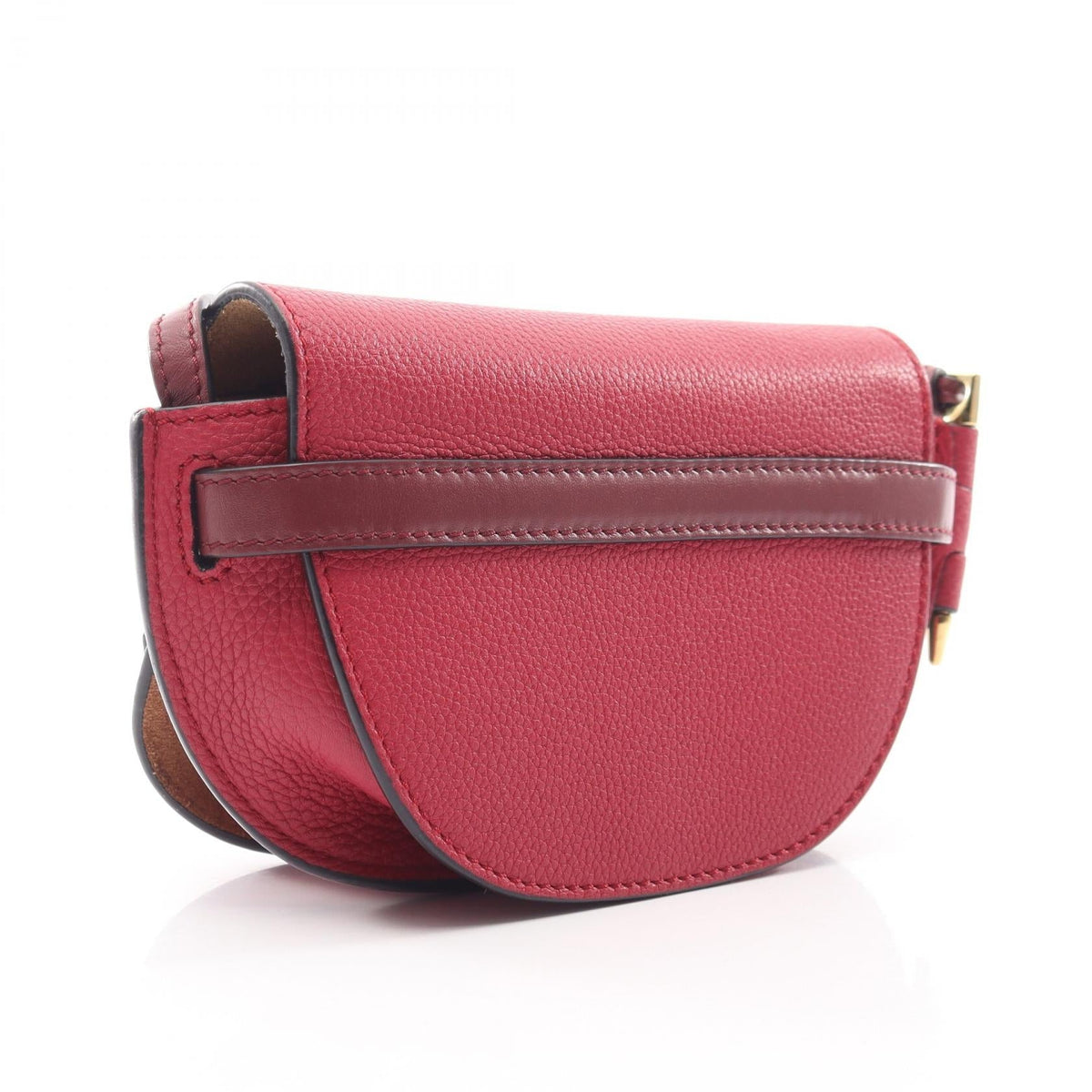 LOEWE gate bag mini Shoulder Bag Red/Bordeaux leather 2101219966335