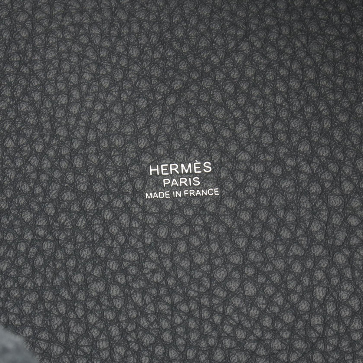 HERMES Picotin Rock PM Gris misty Handbag Gray Taurillon Clemence leather 2104102518161