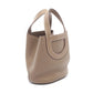HERMES in the loop 18 HandbagEtoupe Grey Etoupe Grey Gray Taurillon Clemence leather Taurillon Clemence 2106800634273