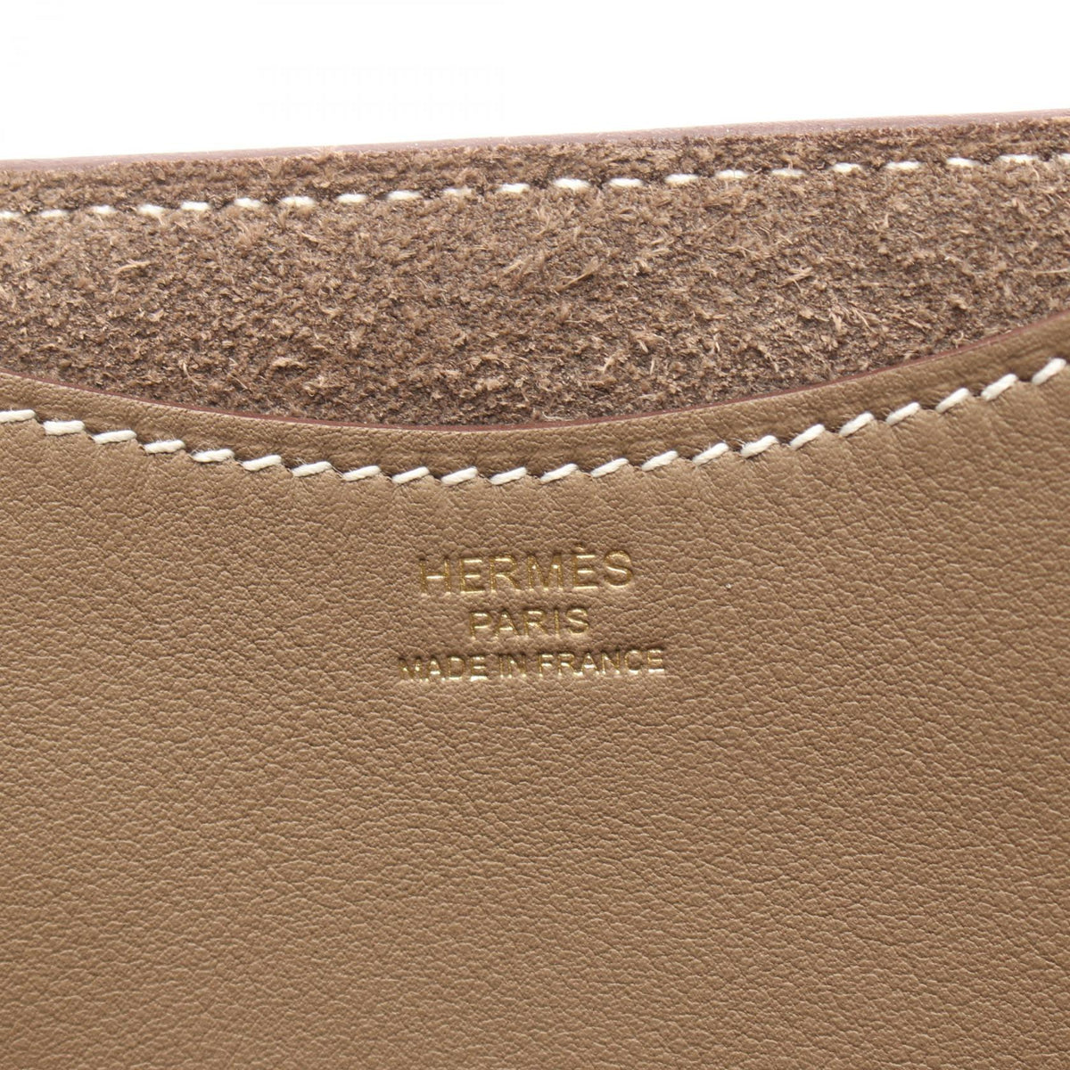 HERMES in the loop 18 HandbagEtoupe Grey Etoupe Grey Gray Taurillon Clemence leather Taurillon Clemence 2106800634273