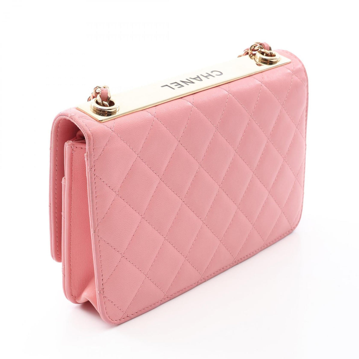 CHANEL Pink Trendy CC Matelasse Lambskin (sheep leather) A809682 2101219957401
