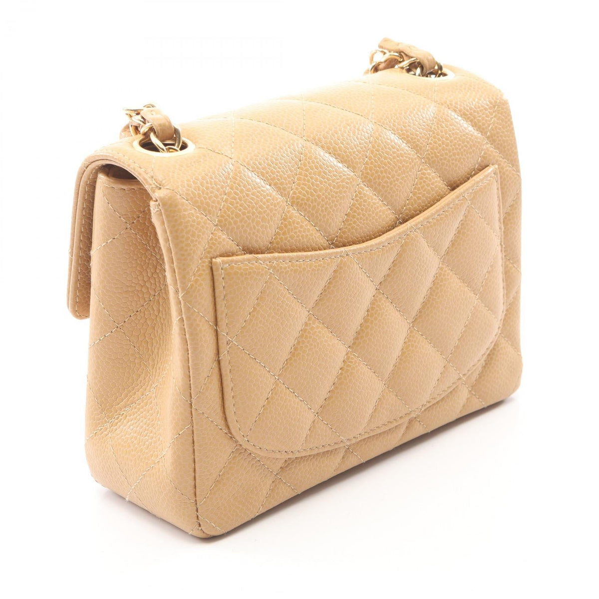 CHANEL Beige Mini Matelasse Grained Calfskin leather 2101219957760