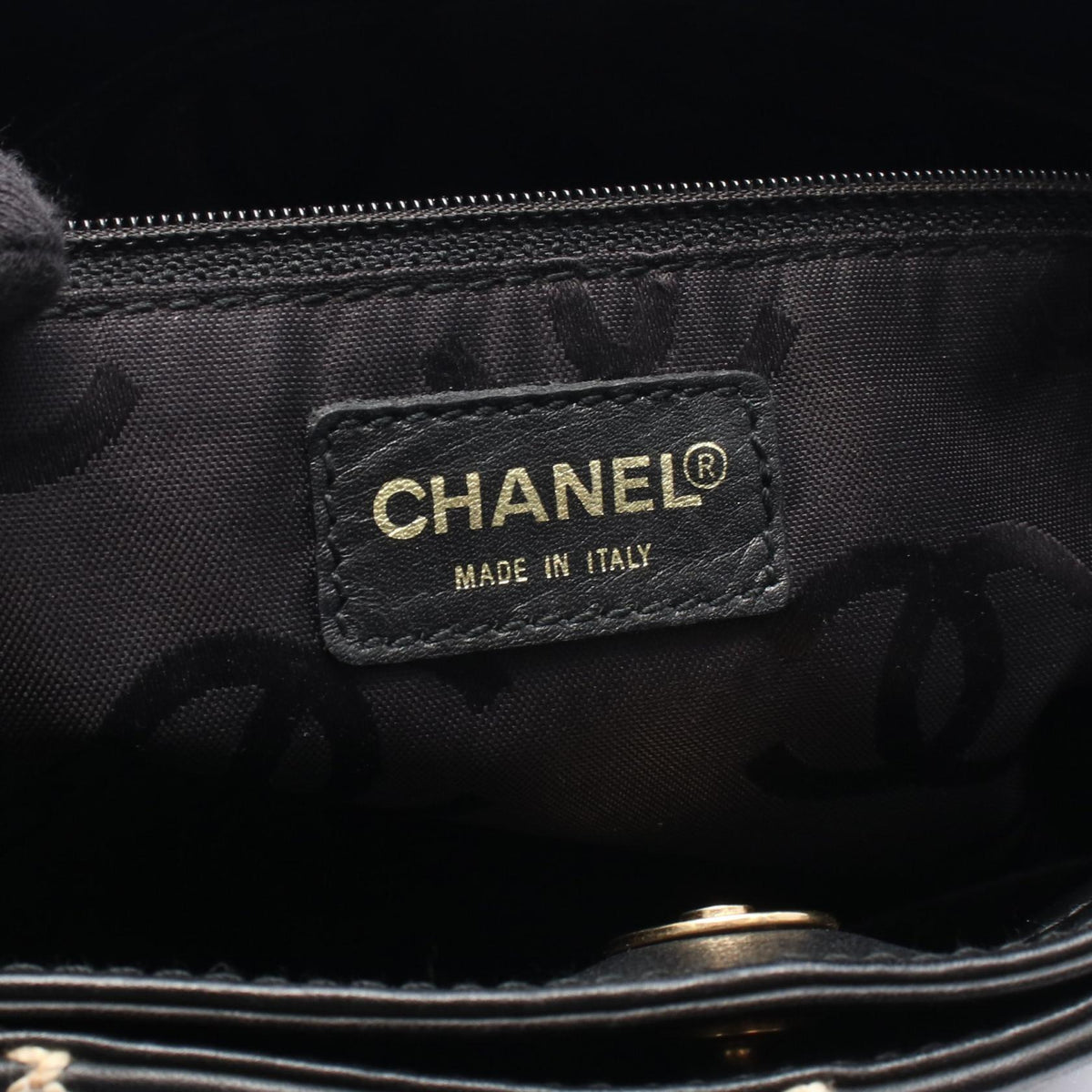 CHANEL Black Wild stitch leather 2101219957753