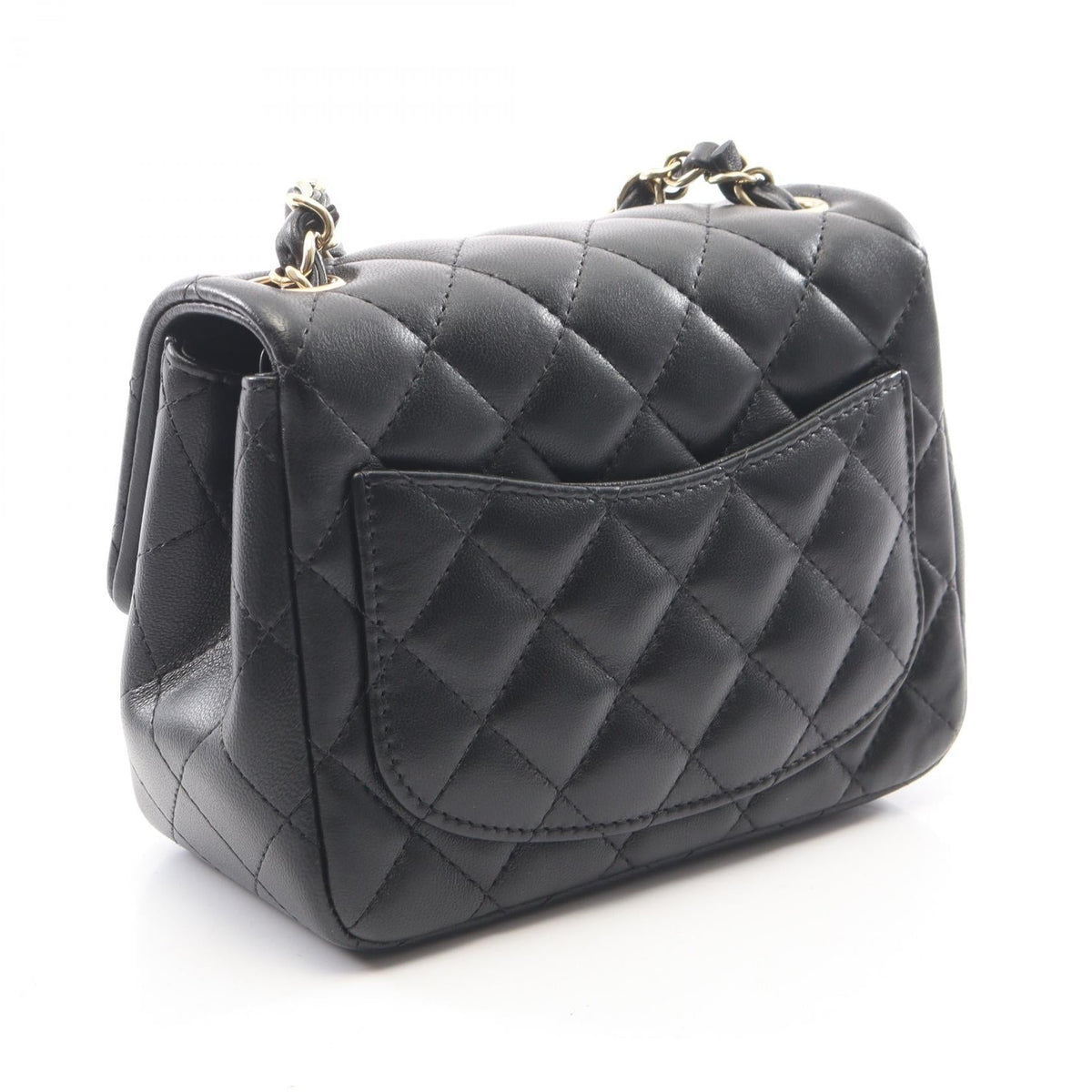 CHANEL Black Mini Matelasse Lambskin (sheep leather) 2101219957845