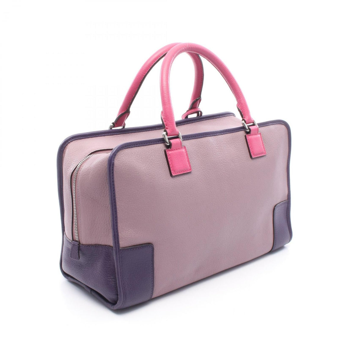 LOEWE Amazona 35 Handbag Purple/Pink leather 2101219958057