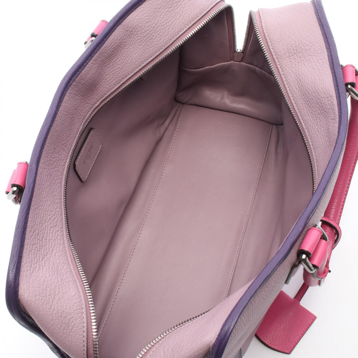 LOEWE Amazona 35 Handbag Purple/Pink leather 2101219958057