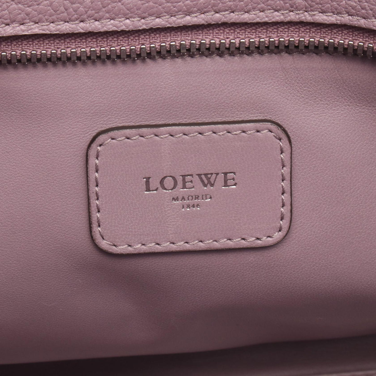 LOEWE Amazona 35 Handbag Purple/Pink leather 2101219958057