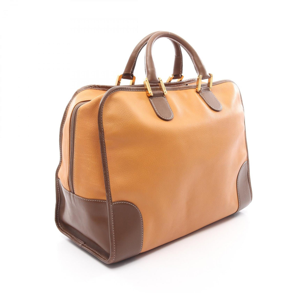 LOEWE Amazona 40 Handbag Brown leather 2101219956701