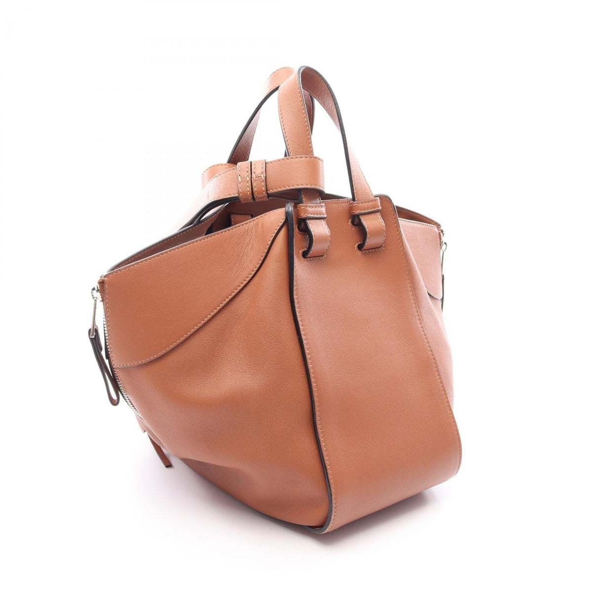 LOEWE HAMMOCK SMALL (2-Way Hammock) Handbag Brown leather 2101219955926